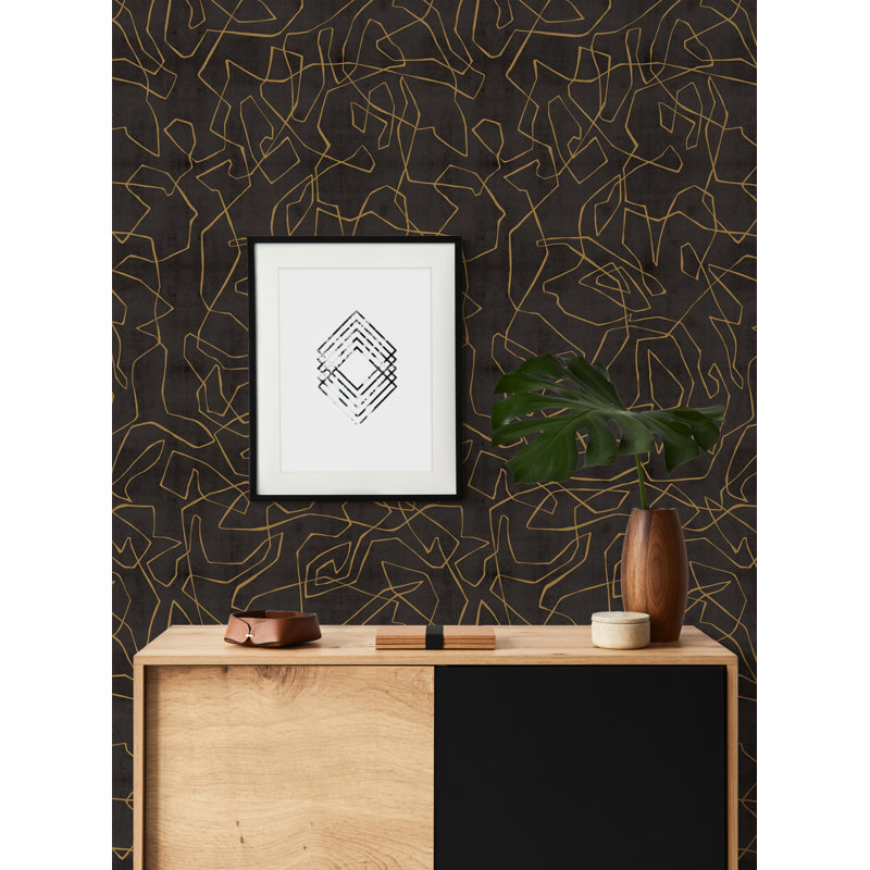 Tuile de papier peint Christylee, L 2 pi x H 18 pi, Foncé