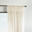 Paire de rideaux transparents avec passe-tringle Glacier-45372687-45372690