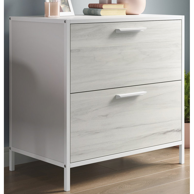 Kahala 30.24'' Wide 2 -Drawer File Cabinet, White