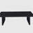 Caroline Black 3-piece Rectangular Coffee and End Table Set