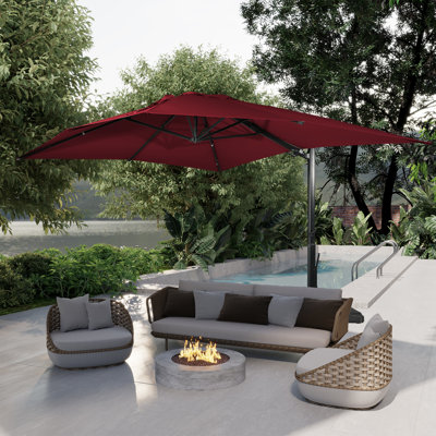 Stevin 157.48'' x 118.11'' Rectangular Cantilever Umbrella