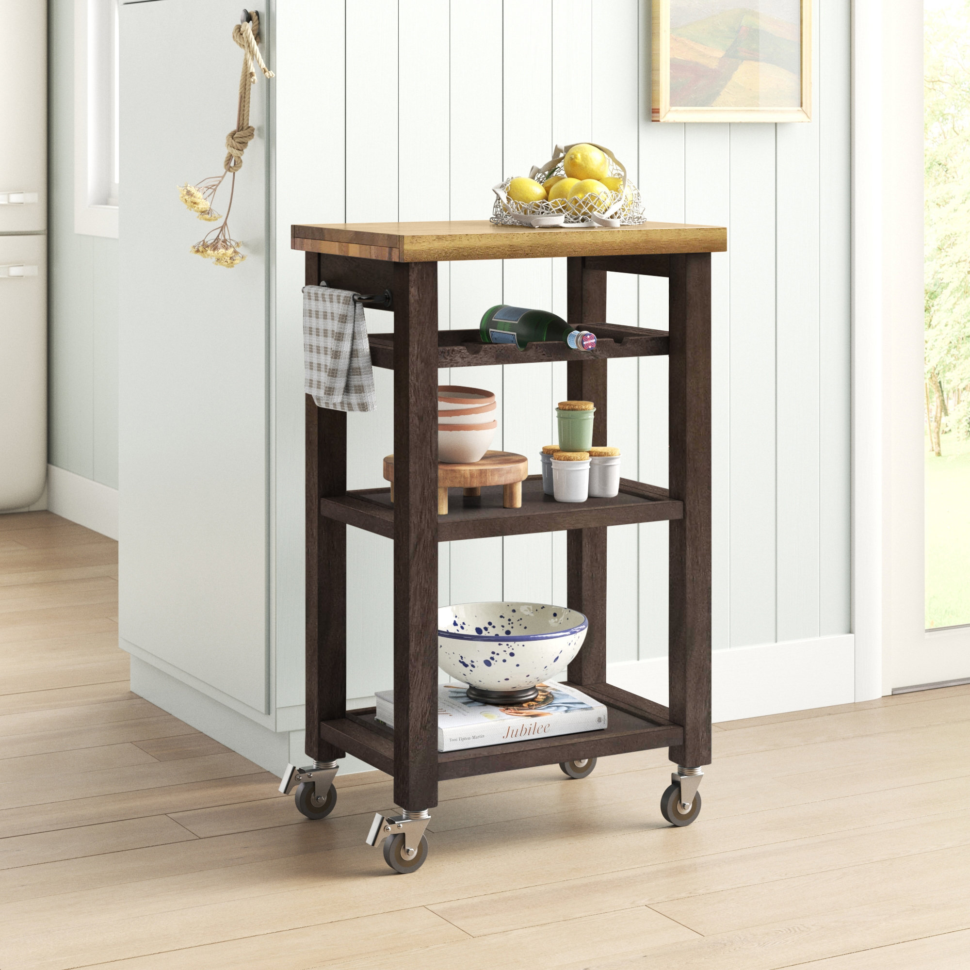 Sand & Stable™ Bryce Kitchen Cart & Reviews | Wayfair