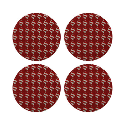 Glass Beads Round Beaded Placemats
