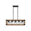 Luminaire suspendu linéaire ajustable rustique 5 lumières-924394435-937001508