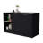 Rectangular Kitchen Island In Black And Grey, Facilitate Cooking Storage With Ample Space