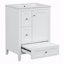 Meuble-lavabo de salle de bain avec rangement, tablette réglable-1137056451
