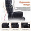 Grand et grand fauteuil de bureau, fauteuil de bureau ergonomique à haut dossier