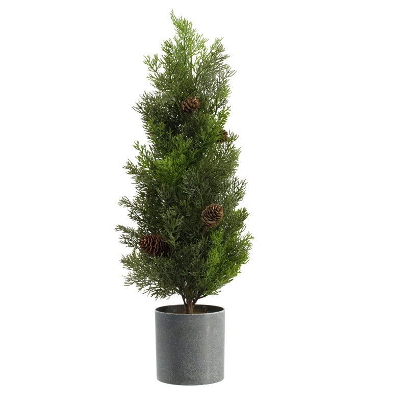24'' Faux Pine Tree in Pot