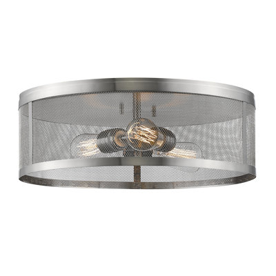 Alyria Steel Flush Mount
