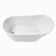 Baignoire ergonomique en acrylique de confort pour une expérience de spa de maison luxueuse