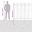 Powder-Coated Steel Fence Panels Included-124587326