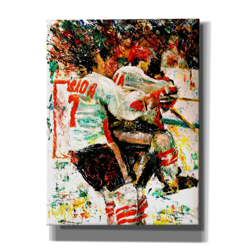 «Red Barrel Studio» par Murray Henderson, reproduction d'art sur toile, H 16 po x l 12 po x P 0,75 po