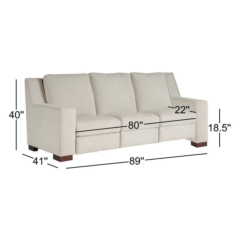 Rhodes 89'' Reclining Sofa