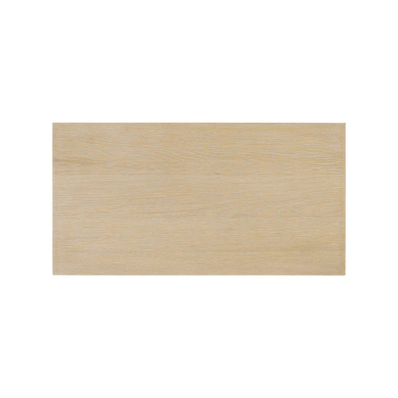 Millie Nightstand - Drifted Matte Black, Light Bleach Oak