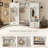 4-In-1 Detachable Hall Tree With Storage And 7 Hooks, Multiple Functions Hallway Coat Rack With Storage Drawers And Cabinet Shoe Bench For Entryway Hallway-67824758