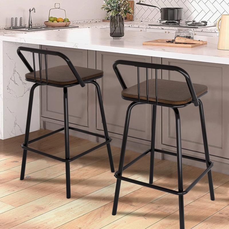 17 Stories Jagna Swivel 27.6'' Stool & Reviews | Wayfair