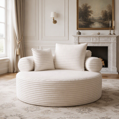 Round Sofa Bed with Memory Foam