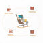 Chaise berçante avec repose-pieds-1131353831