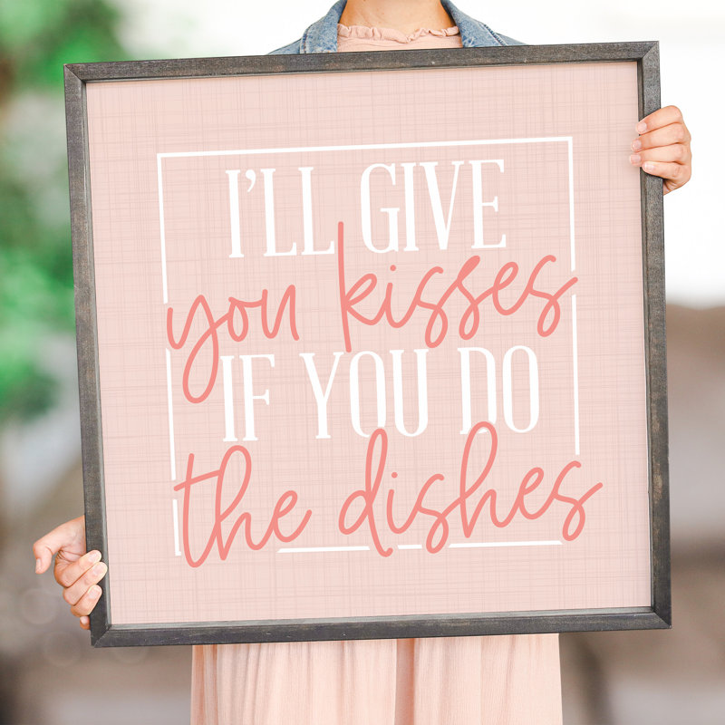 Kisses Do Dish, H 24 po x l 24 po