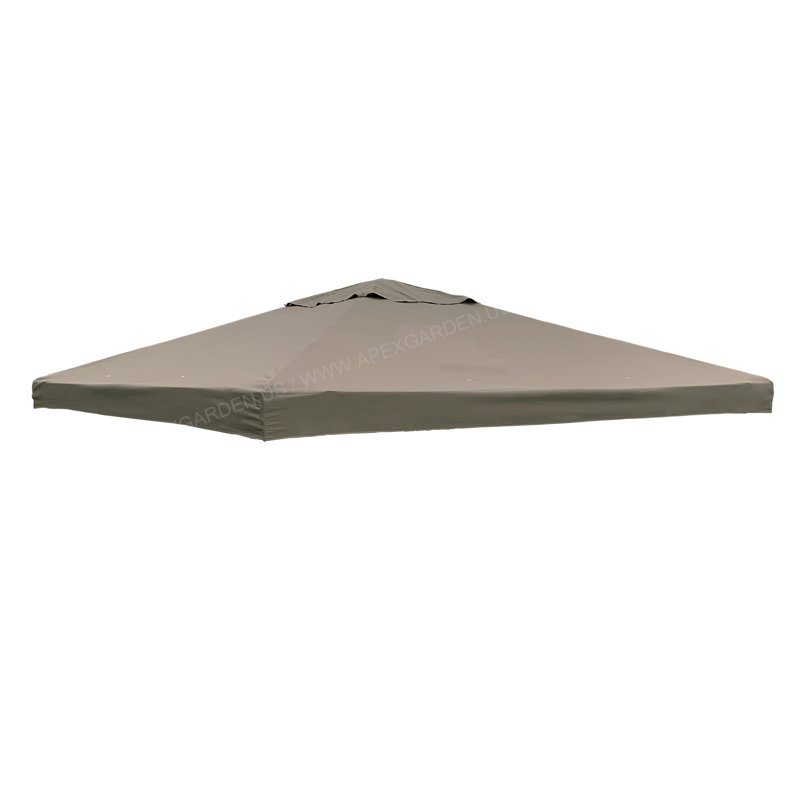 Tan Polyester Replacement Canopy Top for 8' x 8' Gazebo