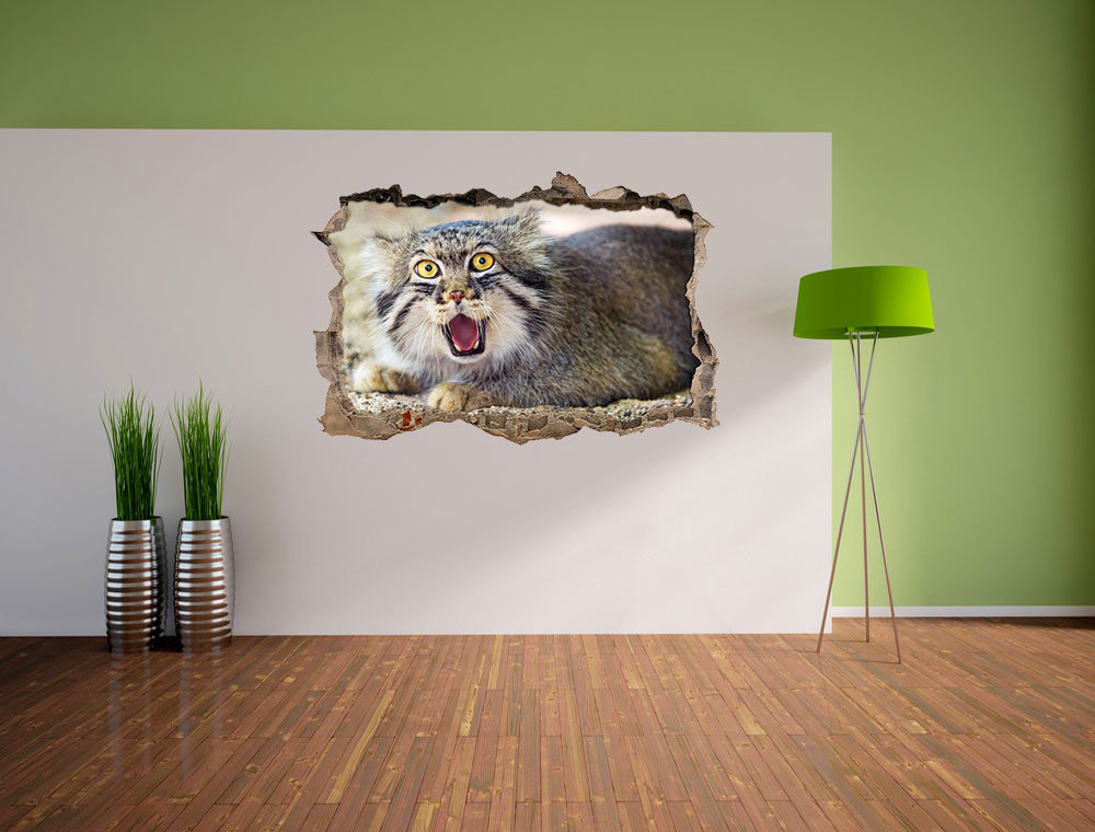 Roaring Pallas Cat Wandaufkleber