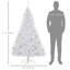72' H Lighted Artificial Fir Christmas Tree