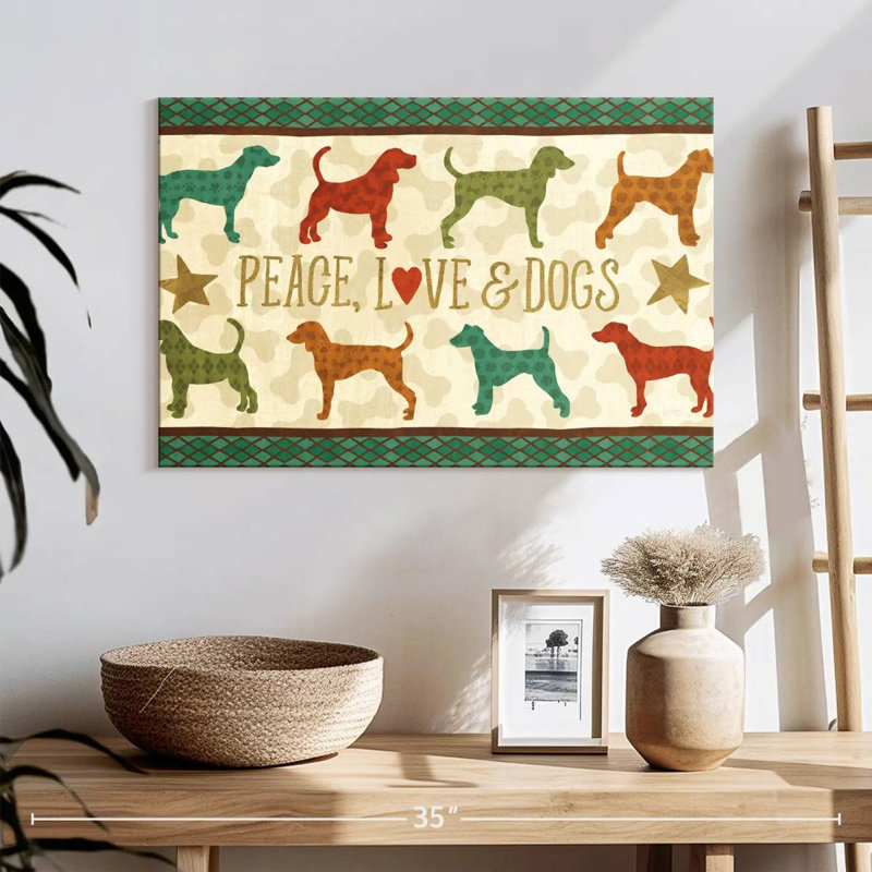 Dogs Life, 16" H x 24" W