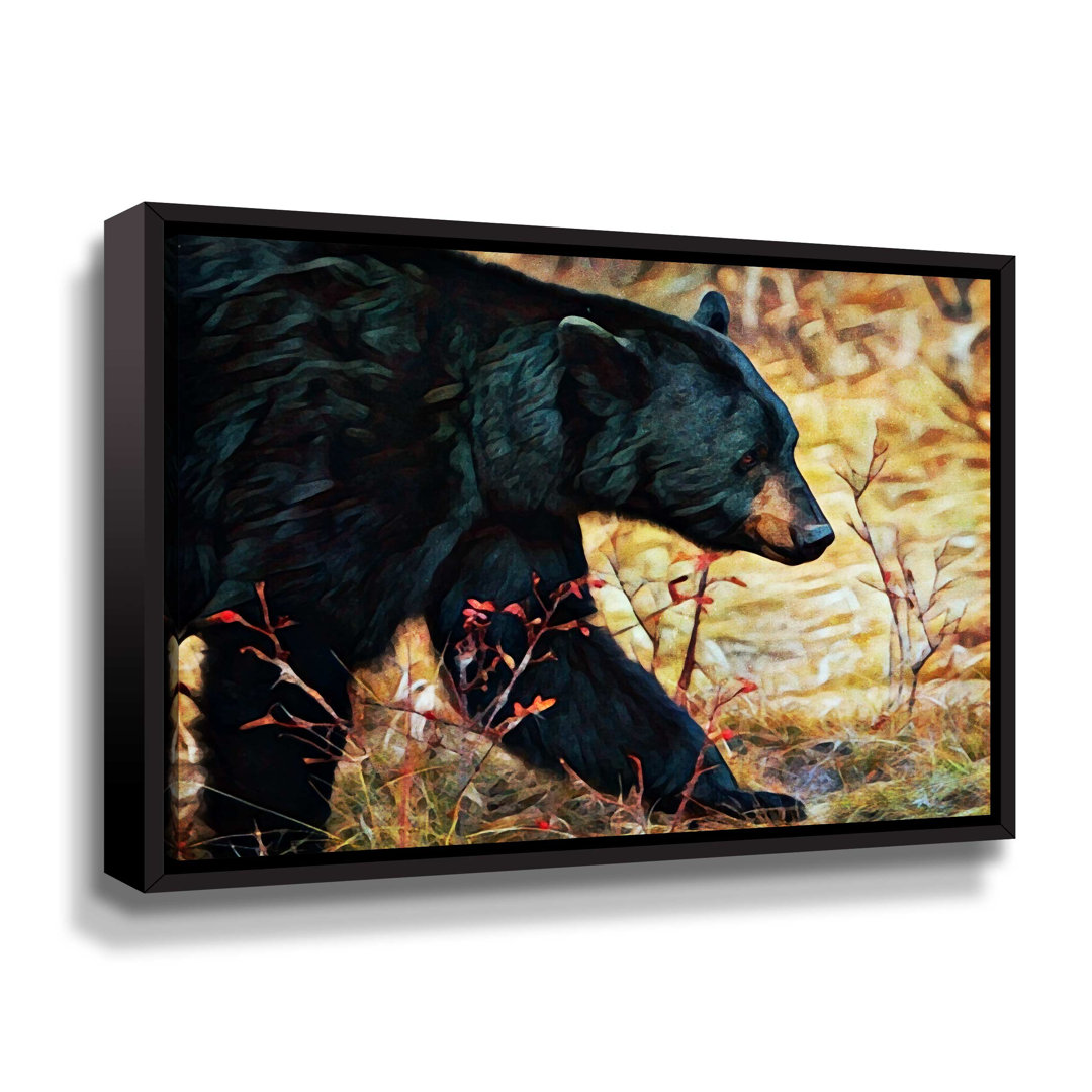 " Black Bear Scrubland Stroll " by Aldridge Loon Peak® 