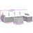 Vidaxl Garden Sofa Set Beige