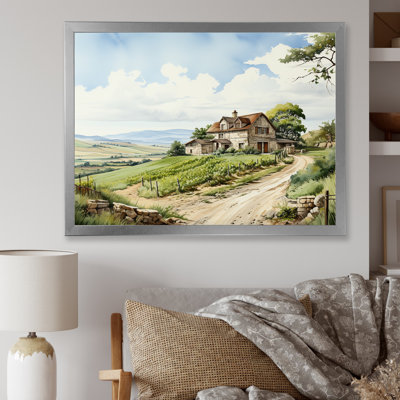 " Vineyard Scenery Landscape Beauty "
