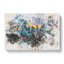 Palm Tree Reflection in the Maldives Watercolour - Wrapped Canvas-56663091