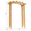 Treillis en bois de style pergola
