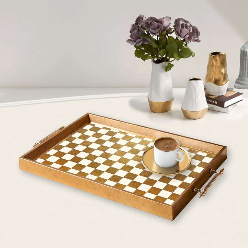Elegant Glass Tray, 19.7 x 11.4 x 1.4 inches | 100% Durable Glass Construction | Easy to Clean with Damp Cloth | Ideal for Serving, Decorative Display, and Organizing | Stylish Addition to Home Décor