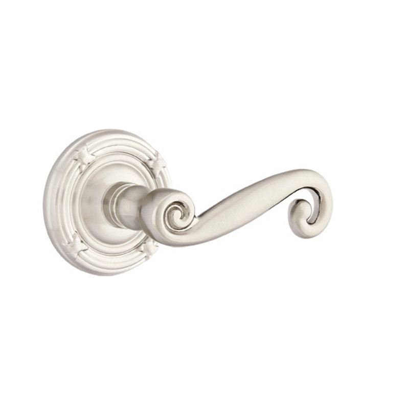 Privacy (Bed & Bath) Door Lever, Right, Satin Nickel