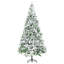 Arbre de Noël artificiel avec pointes enneigées-382966142