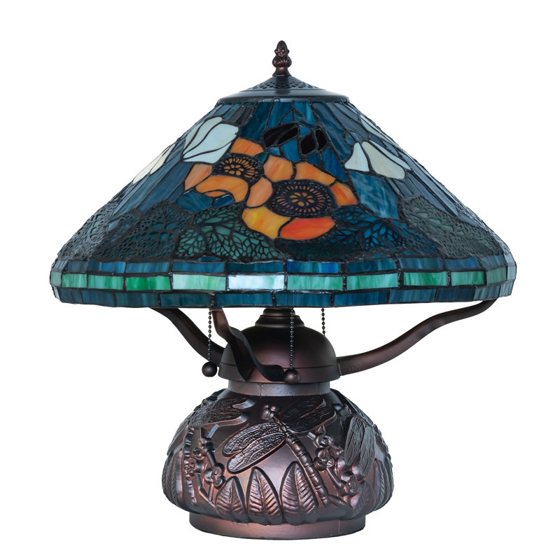 Lampe de table 17 po Tiffany Poppy