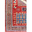 Tapis rouge / rouille / bleu One-of-a-Kind 5 pi 11 po x 8 pi 2 po New Age