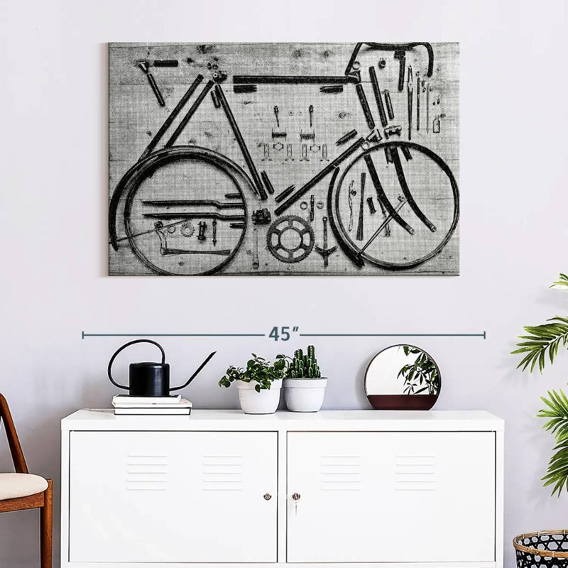 Mehar Bicycle Parts, 26" H x 39" W