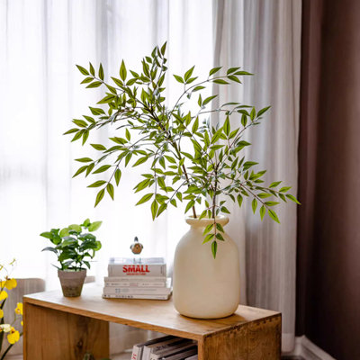 Tige de feuille verte Nandina