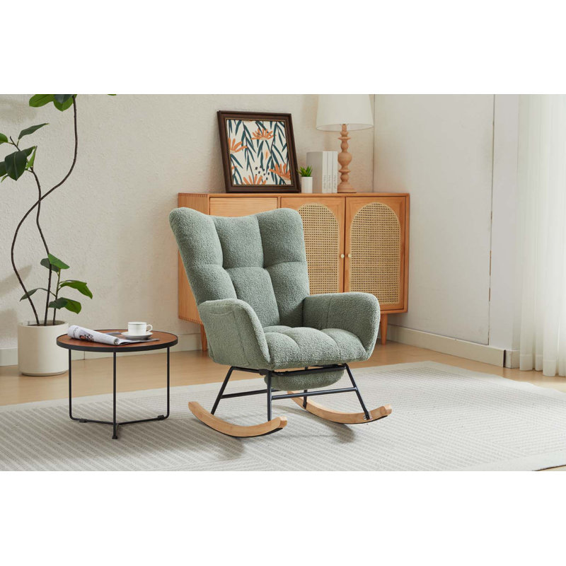 Chaise berçante Modern, Vert