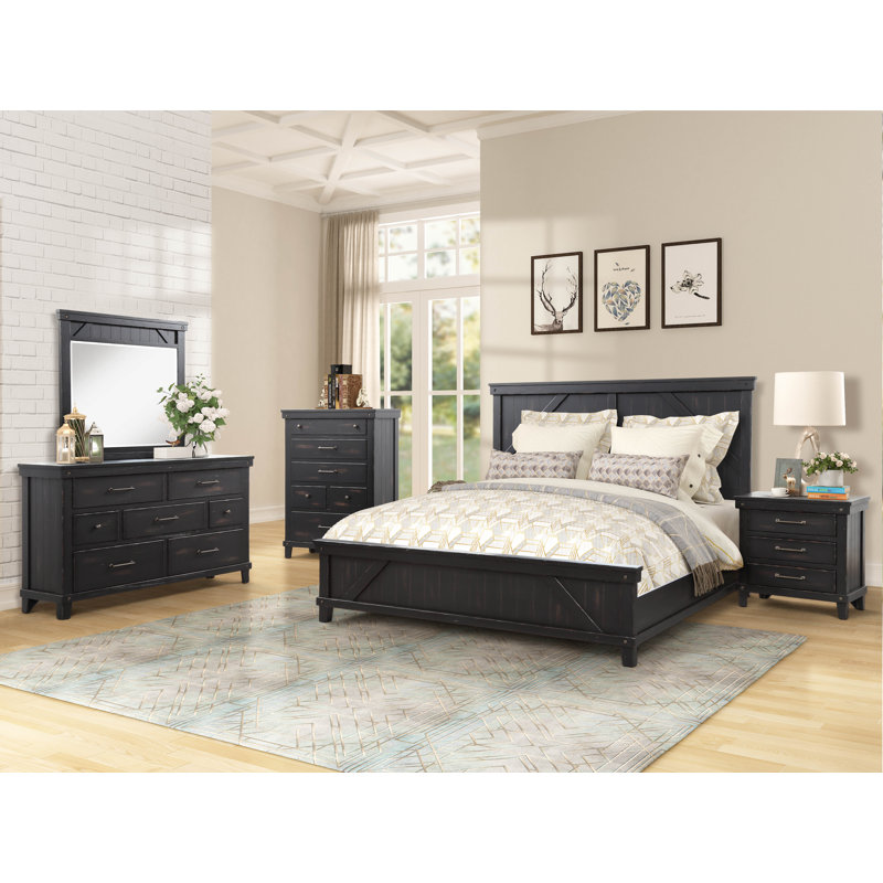 Baguenaudier 6 Drawer Chest, Black