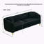 Canapé surdimensionné en chenille de 85 po, canapé profond de luxe à 3 places, canapé capitonné moderne, canapé avec pieds en métal doré-1313151549