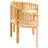 Banana Bench 70.9" Solid Teak Wood-1653213215