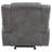 Encino Grey Upholstered Padded Arm Glider Recliner