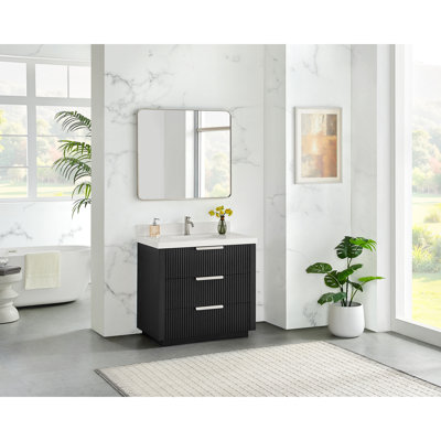 Ensemble de meuble-lavabo simple 36 po Santarem