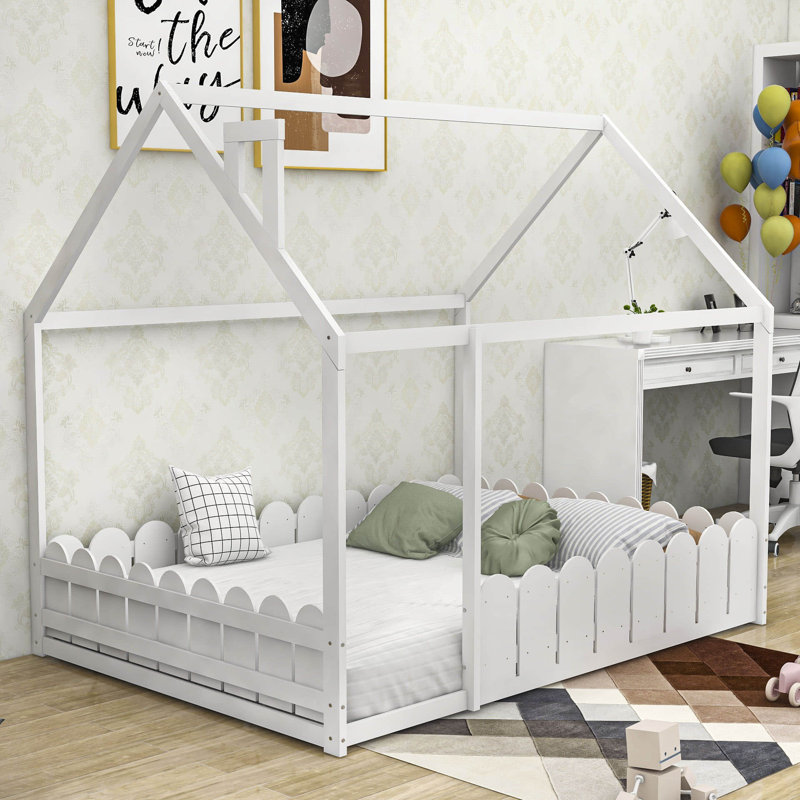 Lit double Eslick, Blanc