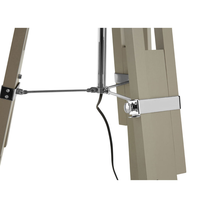 Shelborne 150cm Chrome Tripod Floor Lamp