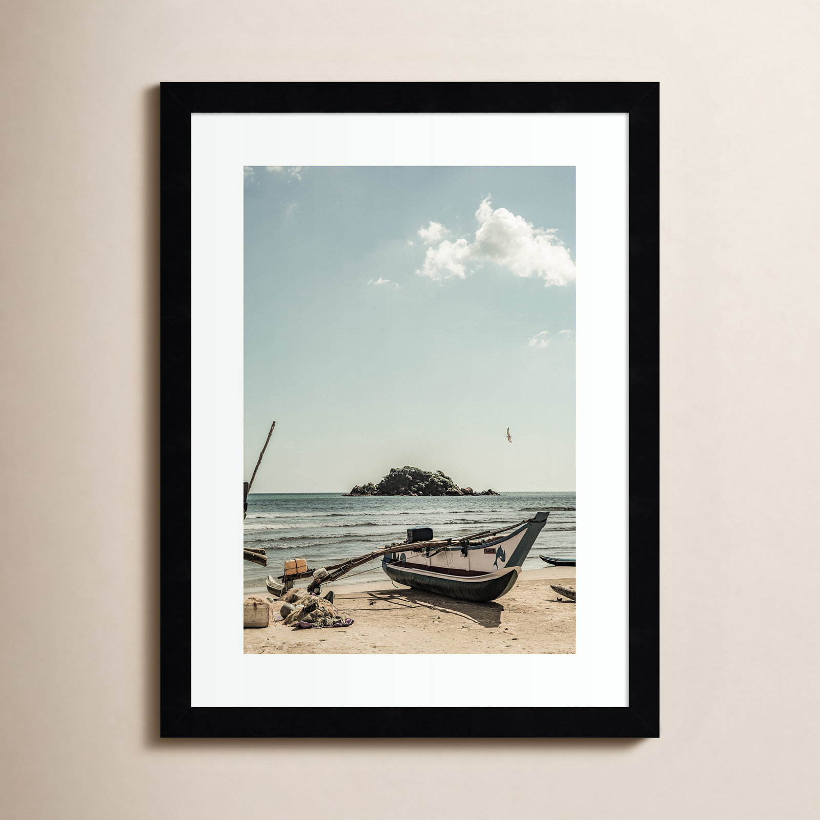 Daisey "Of the Sea" Print by Shot by Clint, Black, 17" H x 13" W