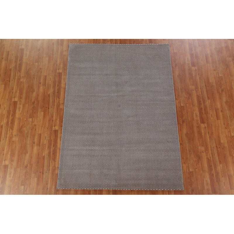 Checkered Gabbeh Oriental Area Rug 6x8
