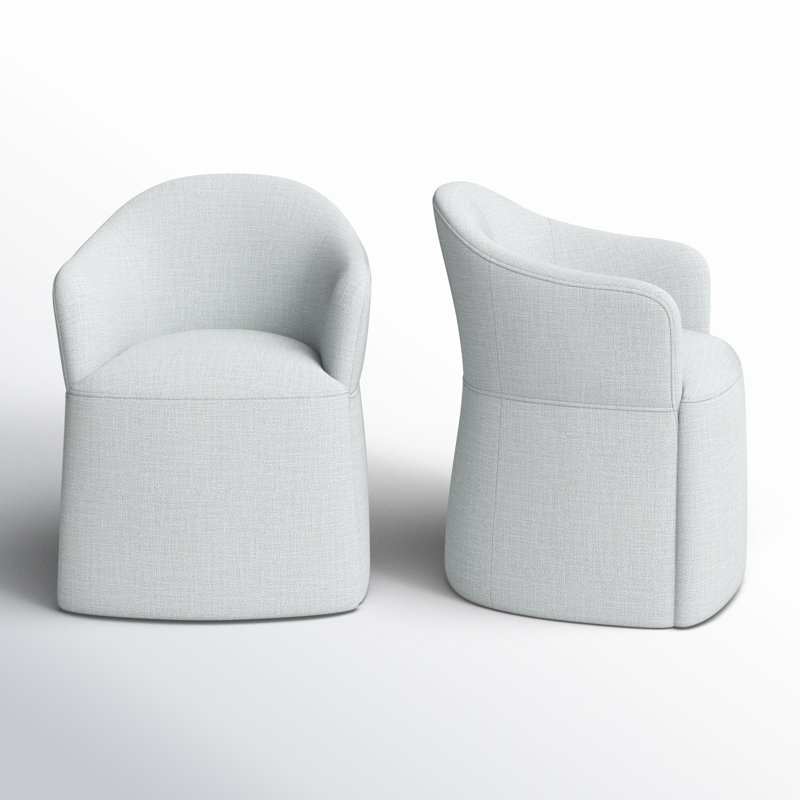 Janina Upholstered Arm Chair, Effie Fog